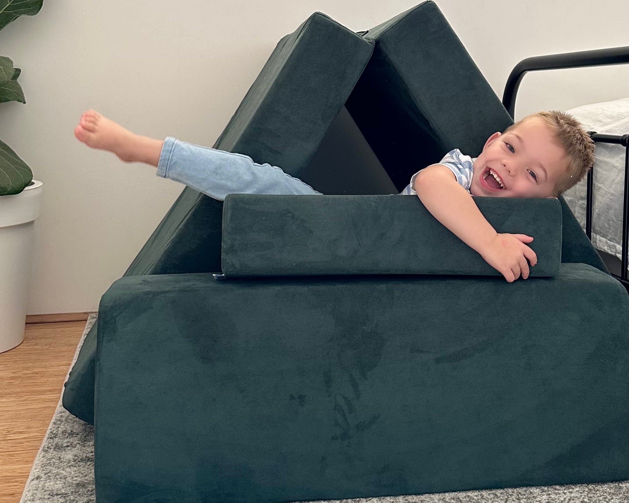 Forest Play Couch in Microsuede