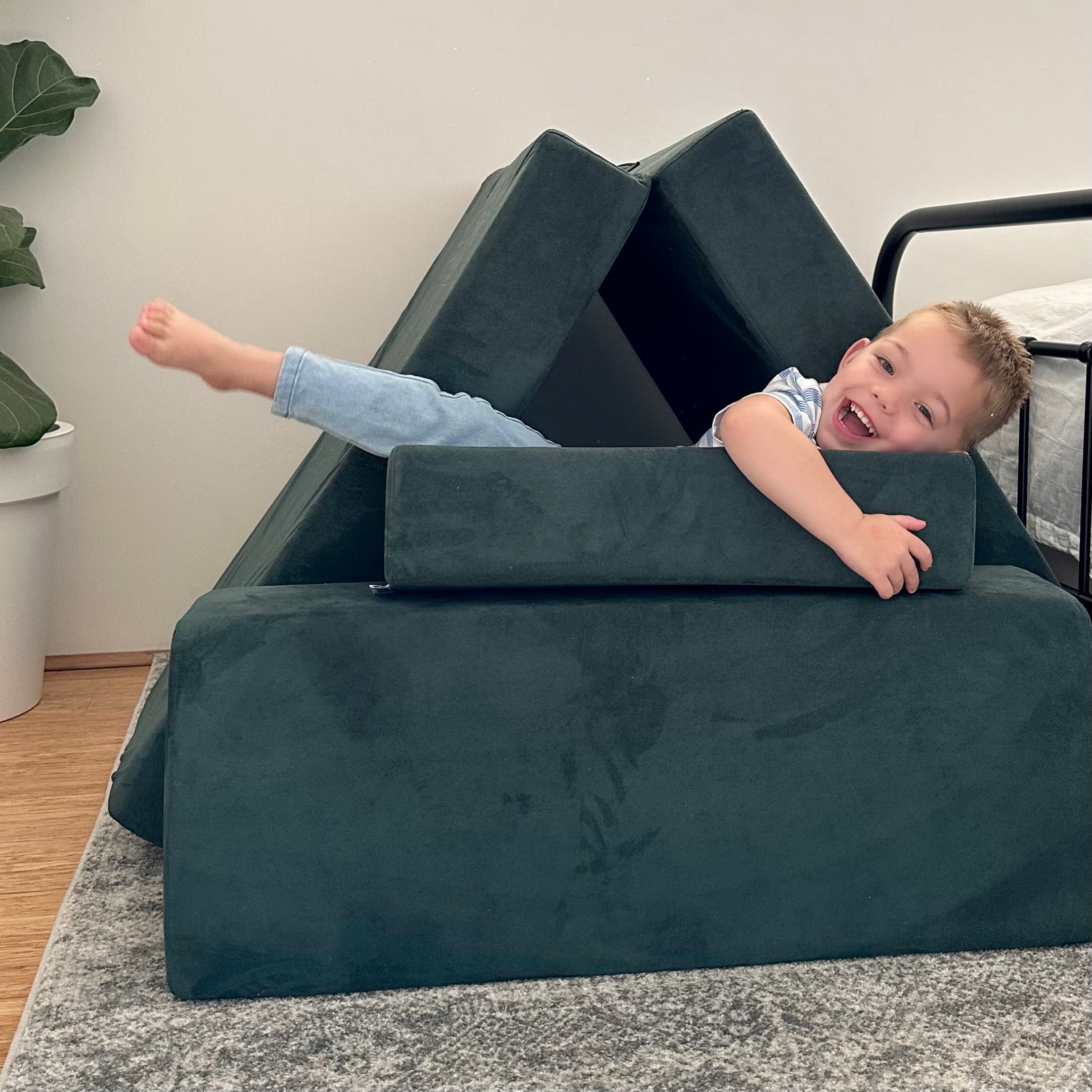 Forest Play Couch in Microsuede