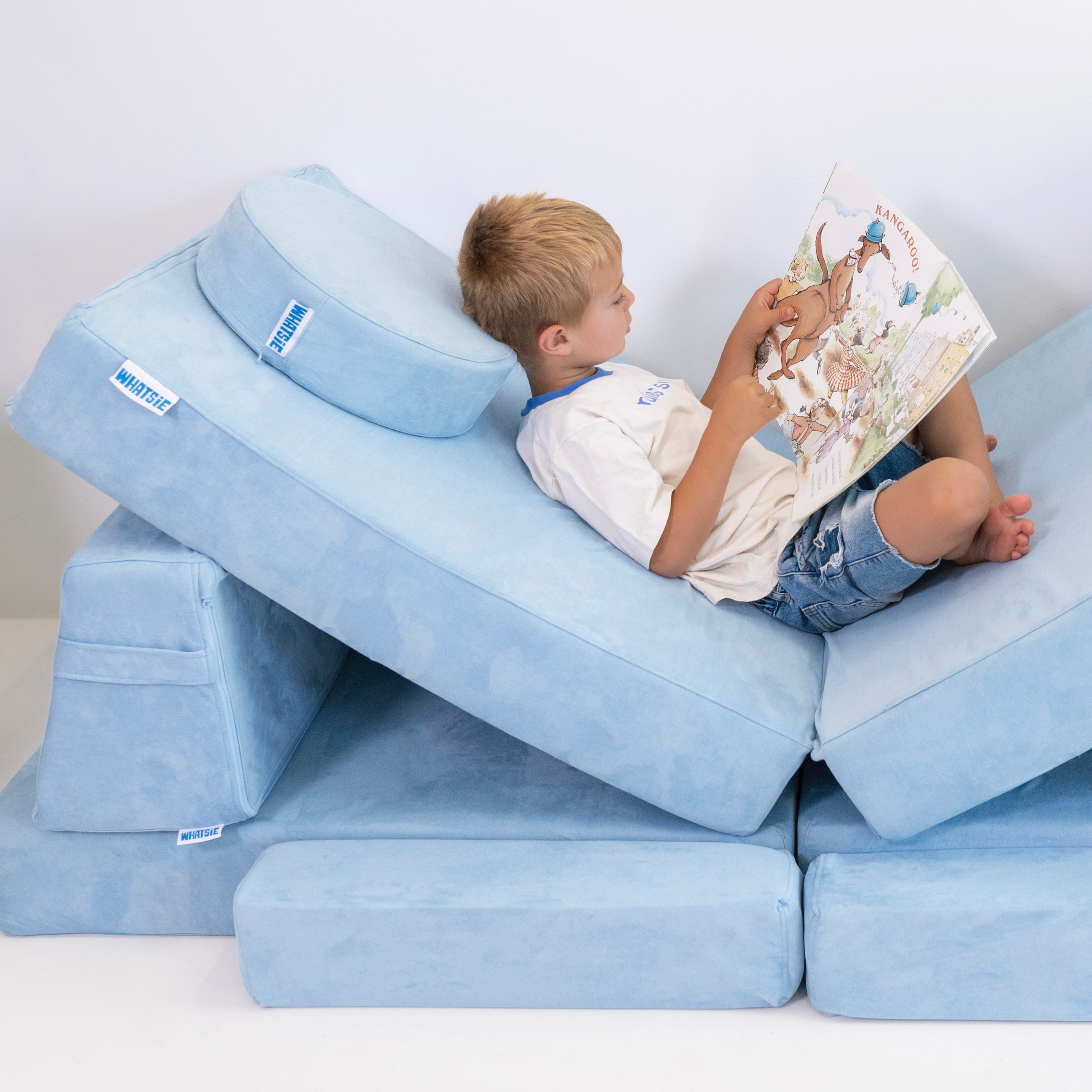 Sky Play Couch in Microsuede