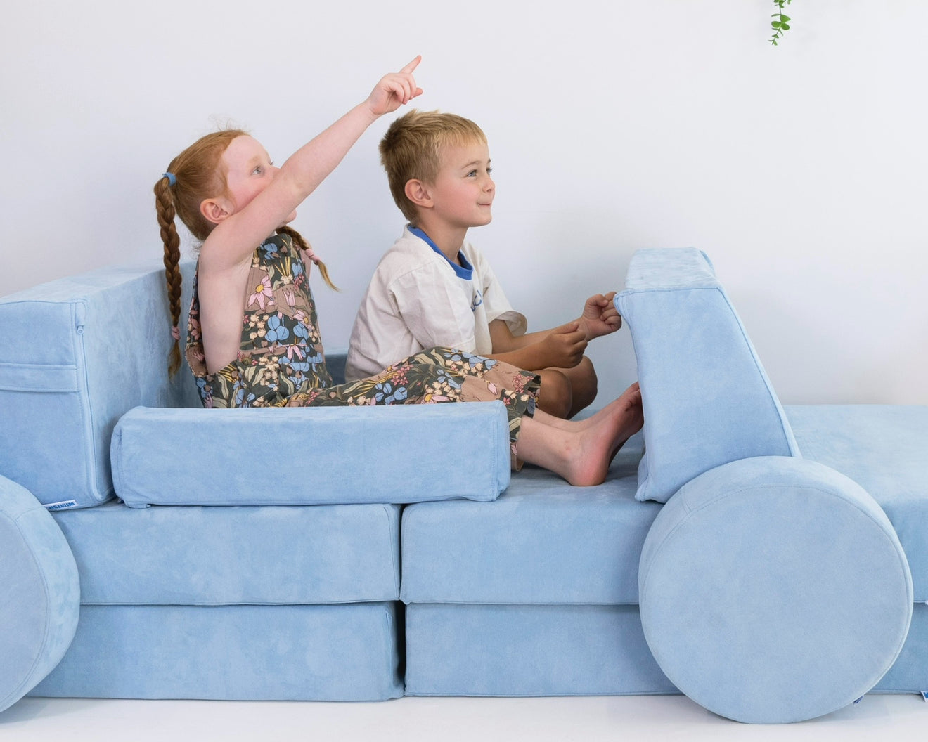Sky Play Couch in Microsuede