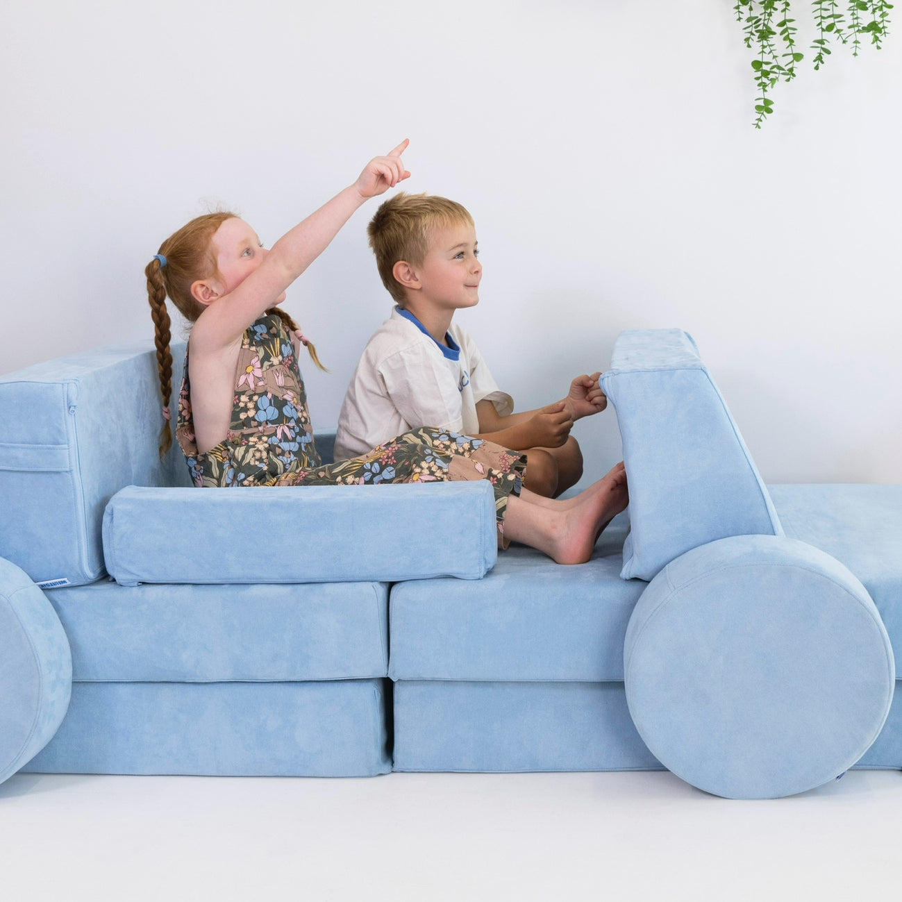 Sky Play Couch in Microsuede