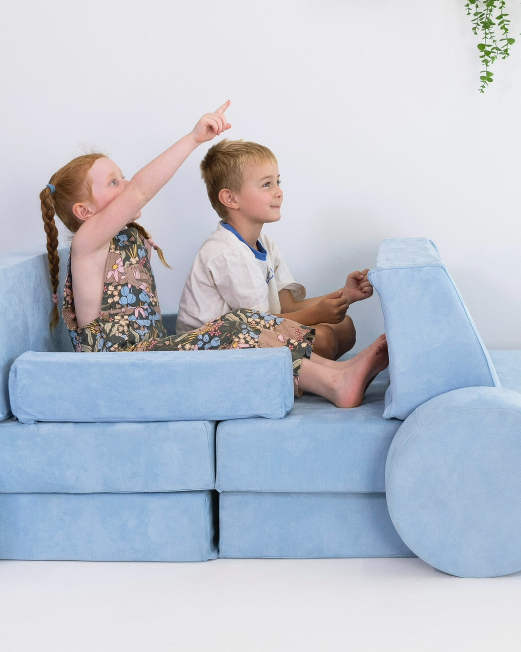 Sky Play Couch in Microsuede