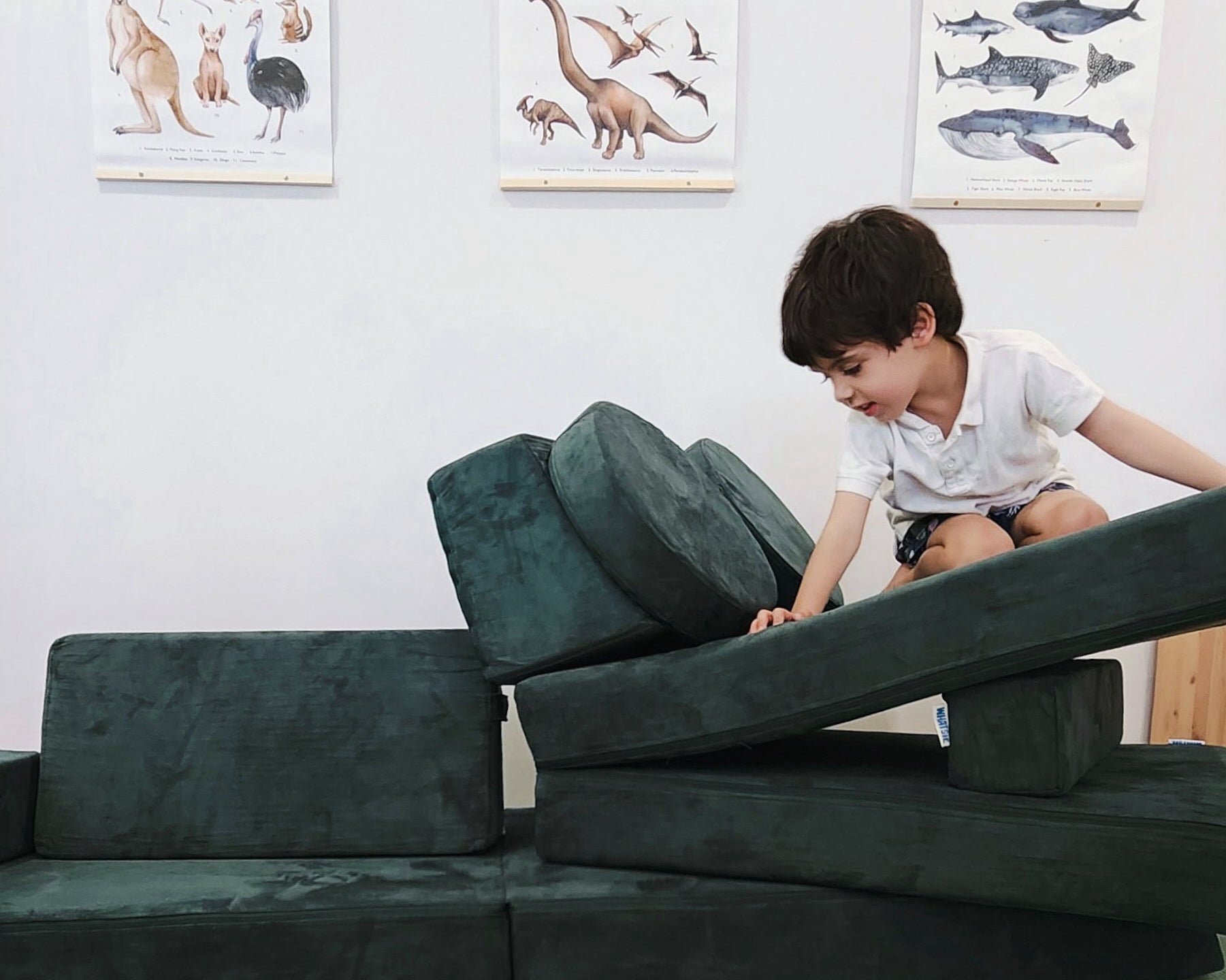 Forest Play Couch in Microsuede