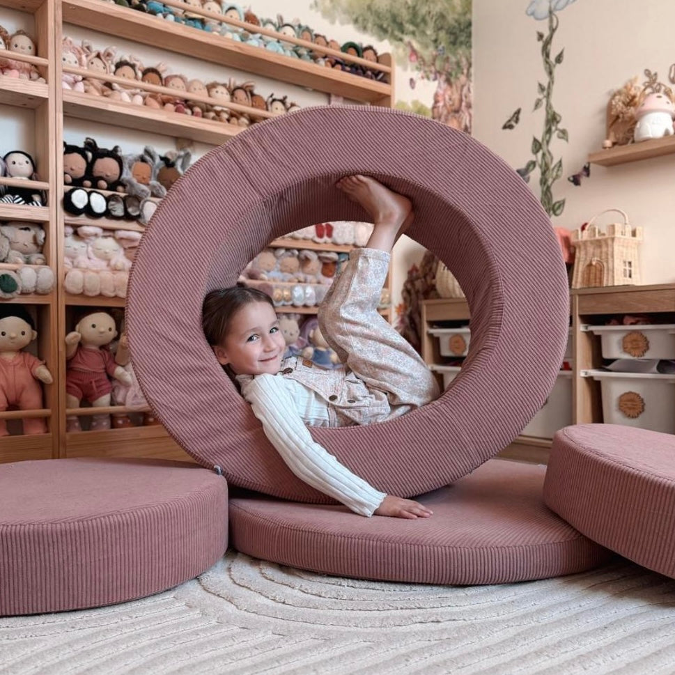 Whottie Play Ottoman | Corduroy Petal