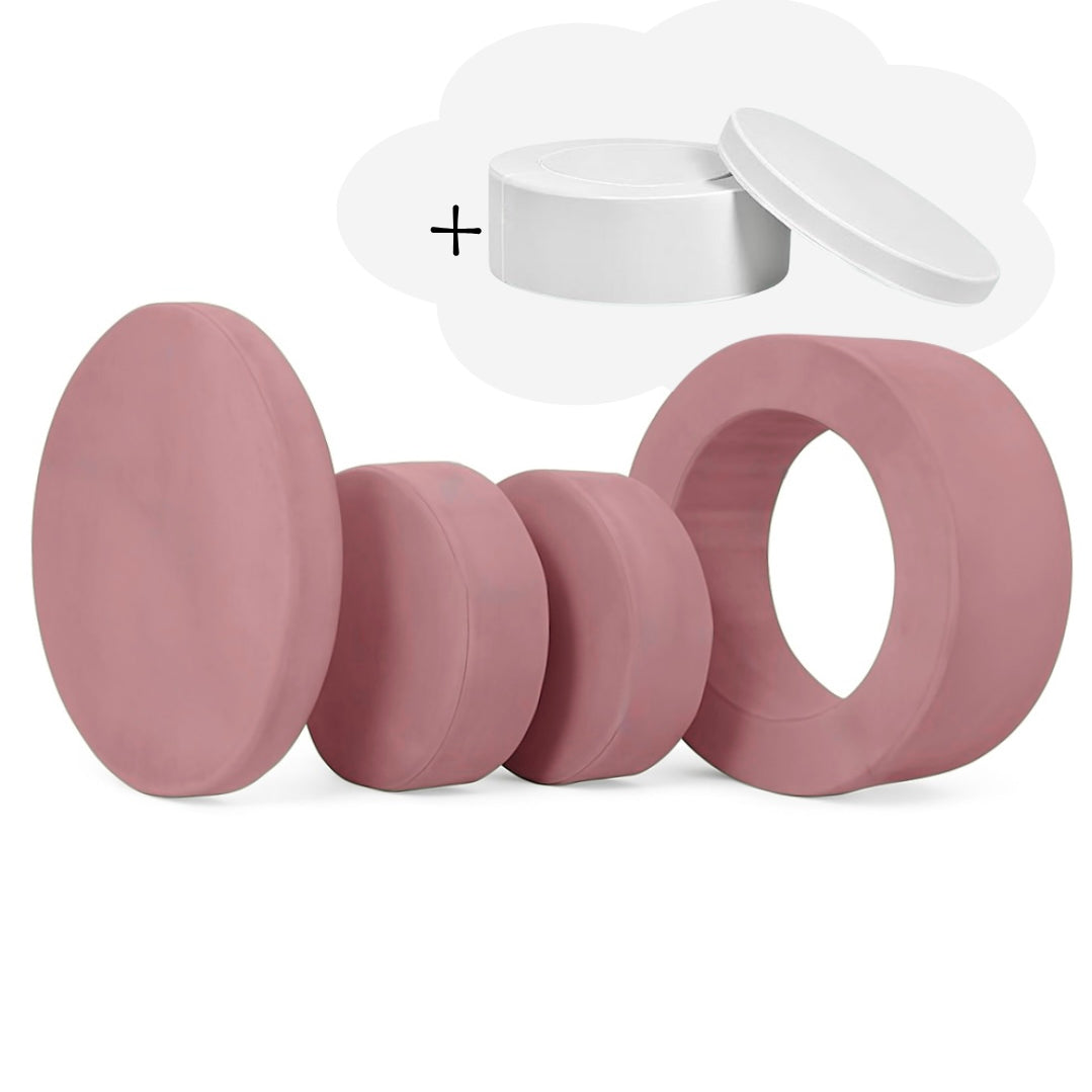 Microsuede with Waterproof Liner /
Blush