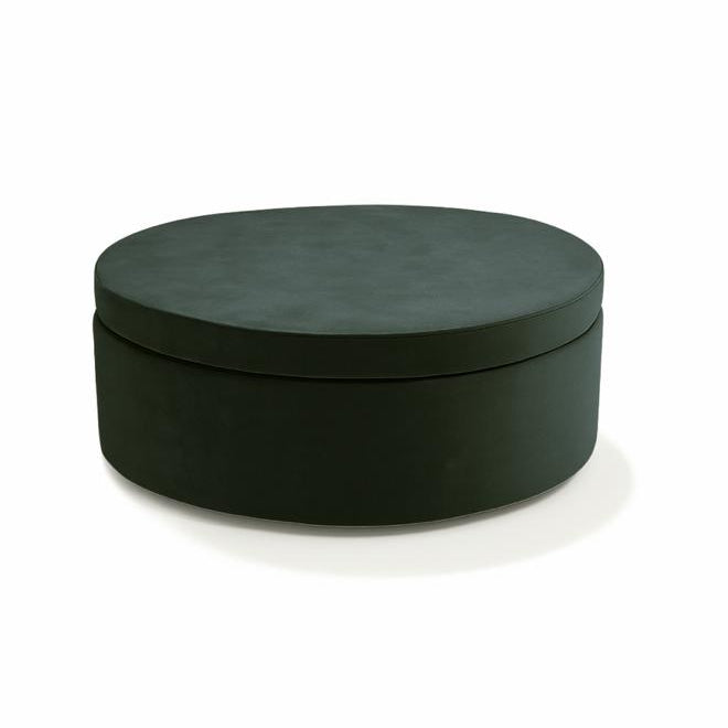 Single dark green Whottie play ottoman – children’s play furniture for seating and imaginative play