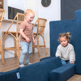Midnight Play Couch in Microsuede